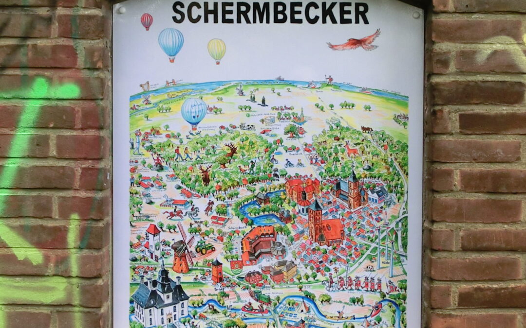 Wimmelbild „The Schermbecker“ ziert nun alte Turmstation